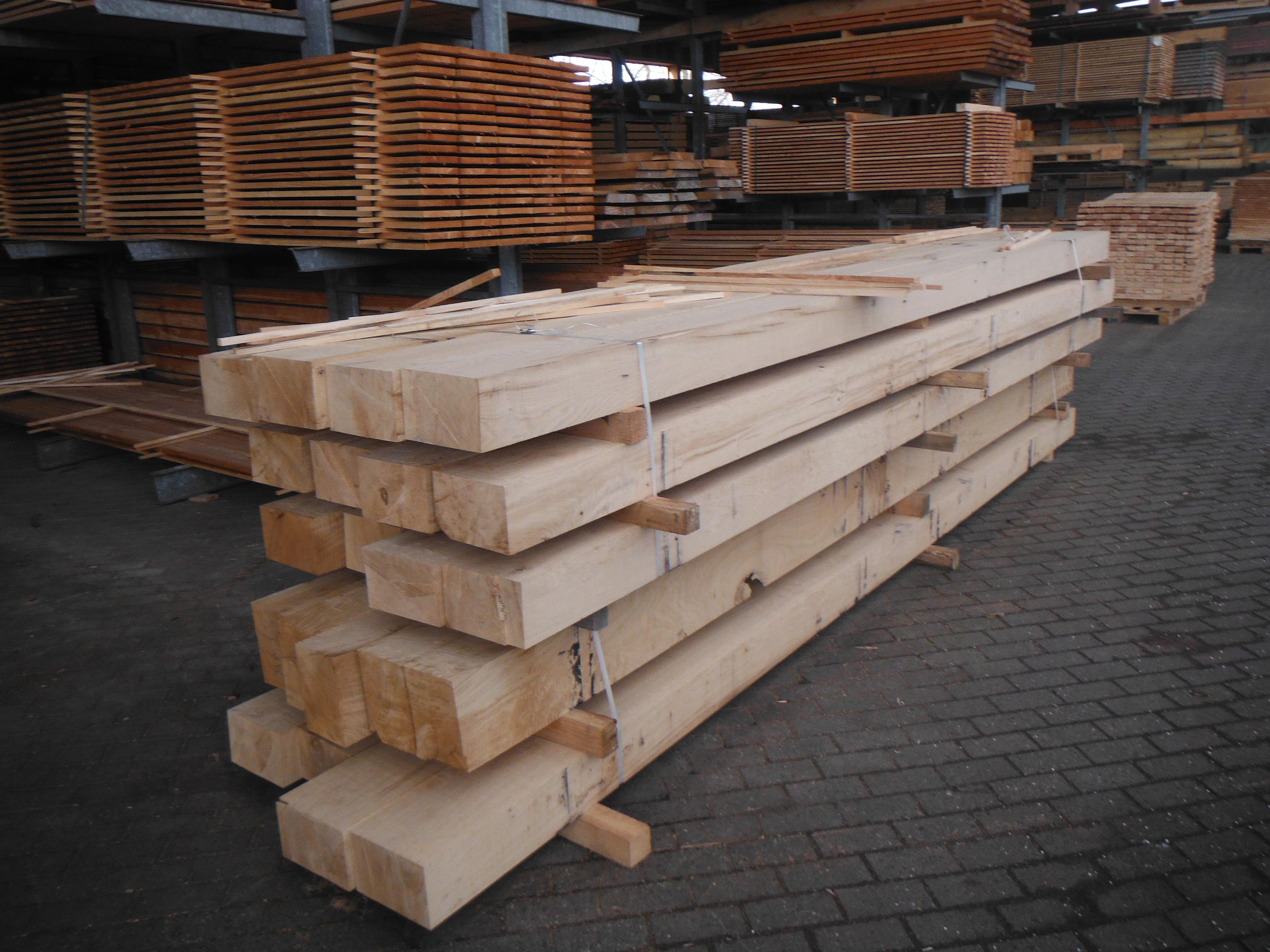 16x20cm 8,50m A-Schnitt Eiche