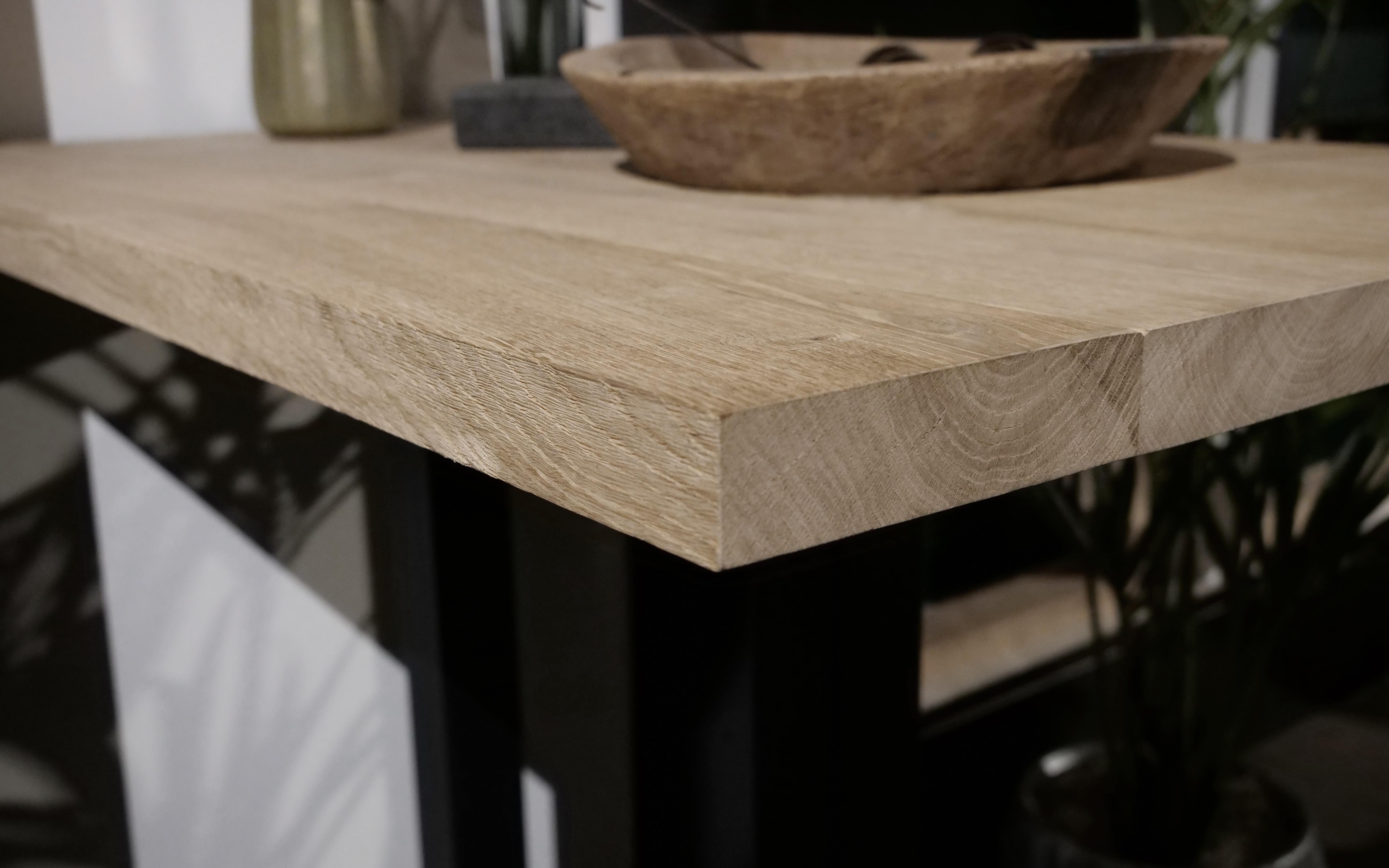 Old Style 1000x2400mm mit V-Fuge, gerade Kante mit Stahl (ohne Untergestell)