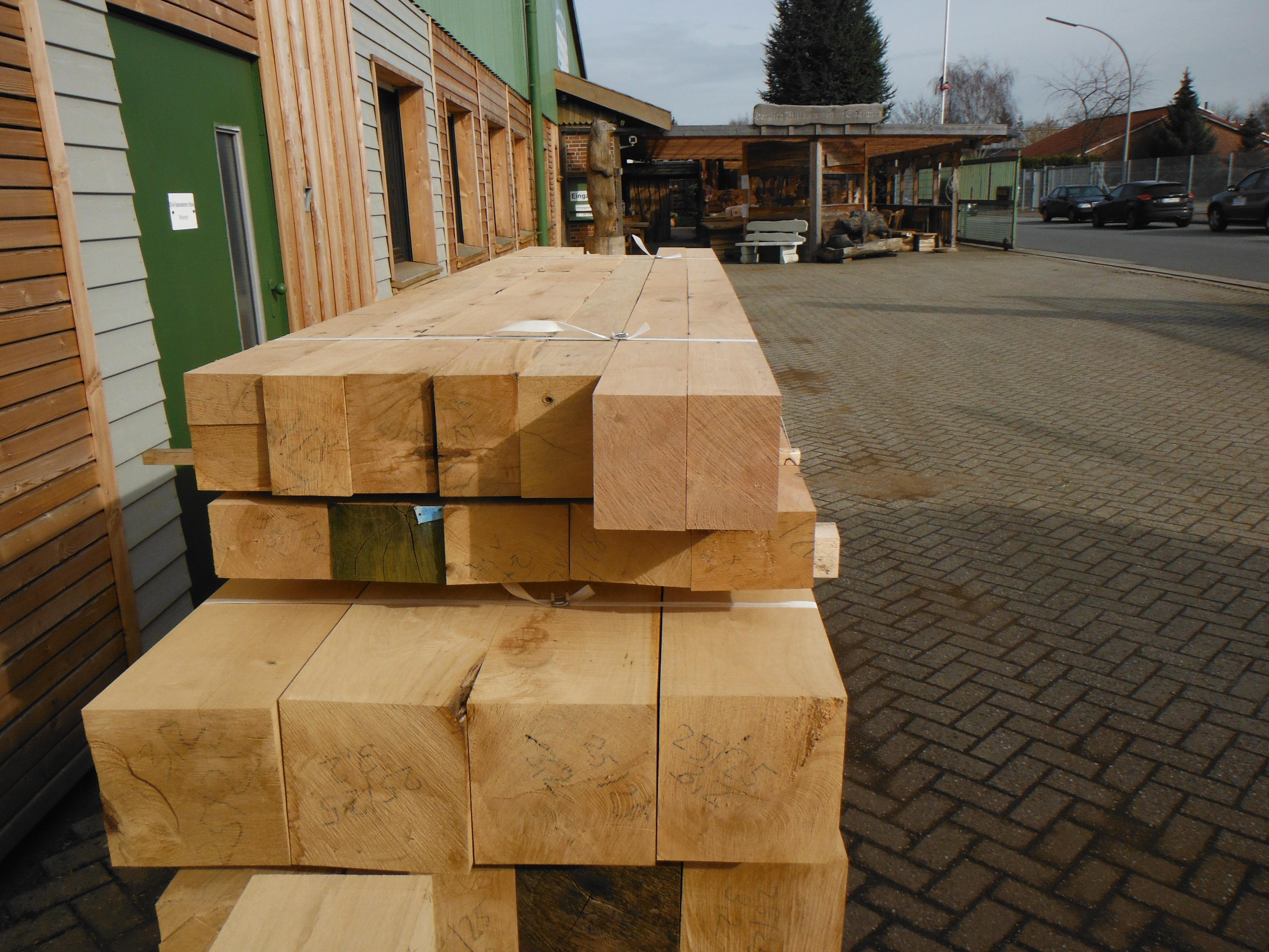 28x30cm 3,50m A-Schnitt Eiche
